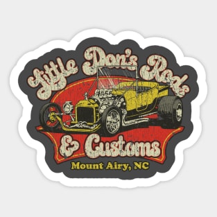 Little Don's Rods & Customs 1980 Sticker